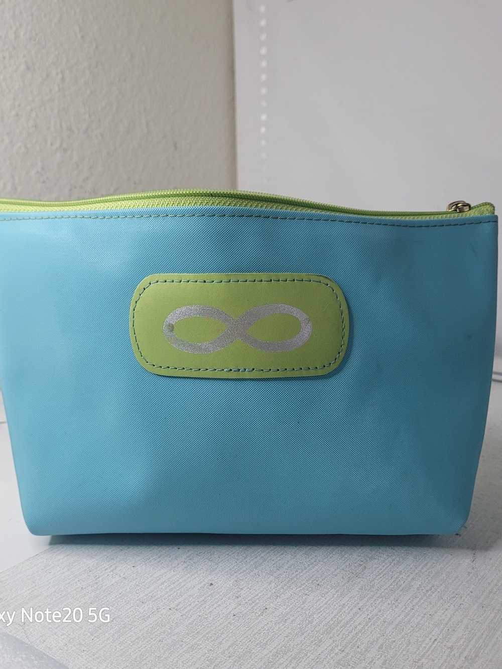 Jon Hart Designs  Blue & Lime Cosmetic Pouch